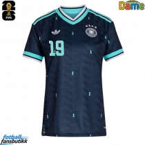Tyskland Leroy Sane #19 Bortedrakt Dame EM 2024 Kortermet